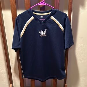Men’s Milwaukee brewer shirt sleeve shirt